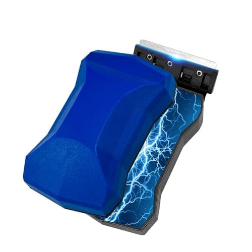 Magnetic Fish Tank Glass Cleaner, Dual-Blades Algae Scraper Glass Cleaner Scrubber with 2 Detachable Scrapers, Double Side Floating Magnetic Brush for 0.4-0.6 Inch Thick Glass Aquariums Tank, Size M — image 1