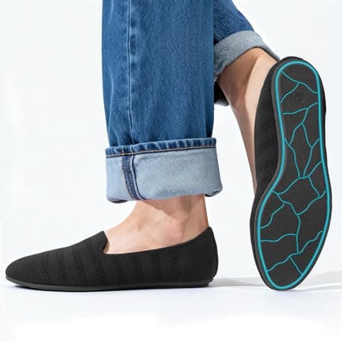 ATHMILE Ballet Flats for Women Ballerina Slip On Round Toe Loafer Shoes Dressy Casual for Wedding Business Daily 2026 Fashion Zapatos Bajos para Mujer Brown Size 6 view 2