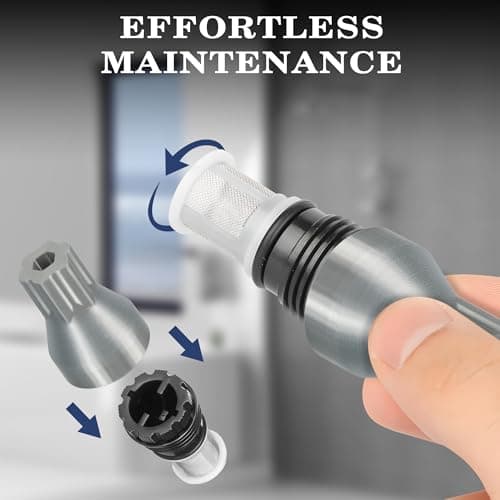 Brolena 3-in-1 Filter Removal Tool & 2 Inlet Filters Kit Compatible with Rinnai Water Heaters, Works with Power Drivers, Wrenches or Hand Grip for Easy Maintenance view 5