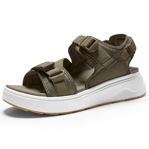 Vilanva Womens Orthopedic Walking Sandals with Comfortable Arch Support Recovery Sport Relief Plantar Fasciitis Outdoor Hiking Adjustable Strap Platform Cushion Hiking Water Sandals for 2026 Summer Trendy Outfits — image 1