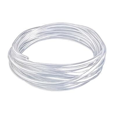 49Ft Long Aquarium Tubing Clear & Flexible, Standard 3/16" Airline Tubing, Flexible Kink-Resistant PVC Air Hose for Fish Tank Air Pump, Hydroponics, Pond Safe for Freshwater and Saltwater Fish Tanks