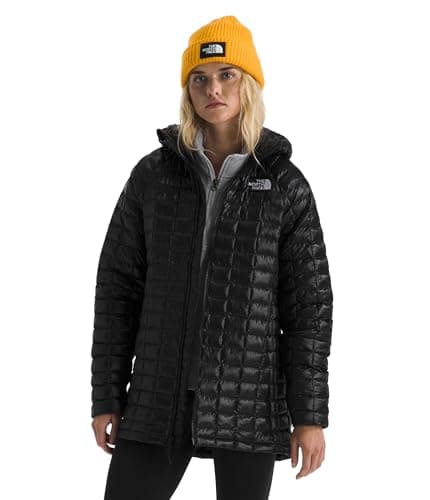The North Face Women's Thermoball Hooded Parka (Standard & Plus Size) | High Loft Insulation, Wind & Water Resistant, TNF Black, Medium
