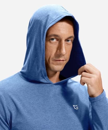 G Gradual Men's Lightweight Athletic Hoodies Pullover Long Sleeve Shirts view 3
