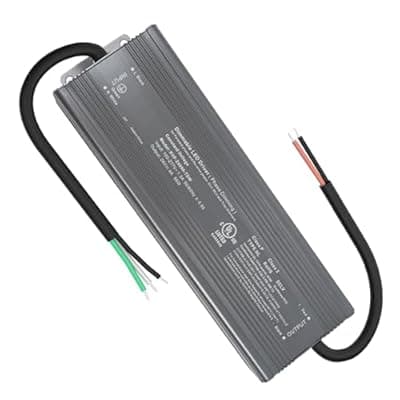 Hanbaak 96W Triac Dimmable LED Driver, 24V Dimmable Power Supply, 100-277VAC to 24VDC Transformer for Low Voltage Lighting Project, Compatible with Lutron Leviton Dimmers, UL Listed, Class 2, Class P