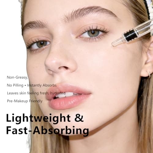 Silk Peptide Intensive Lifting Ampoule, Deep Collagen Serum, Copper Peptides, Instant Face Lift, Smooth-Looking Skin for Skincare, 1.01 Fl Oz / 30ML view 6