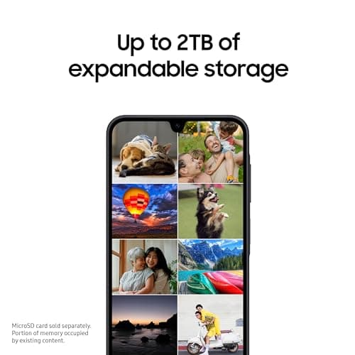 Samsung Galaxy A17 5G Smart Phone, 128GB, Large AMOLED, High-Res Camera, Durable Design, Super Fast Charging, Expandable Storage, Circle to Search, 2025, US 1 Yr Manufacturer Warranty, Blue view 6