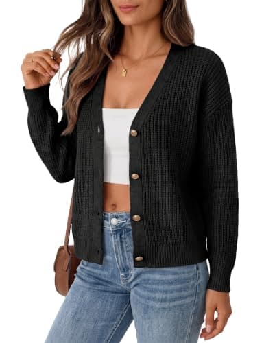Cardigan Sweaters for Women, Womens Sweaters Chunky Cardigan Fall Clothes view 2