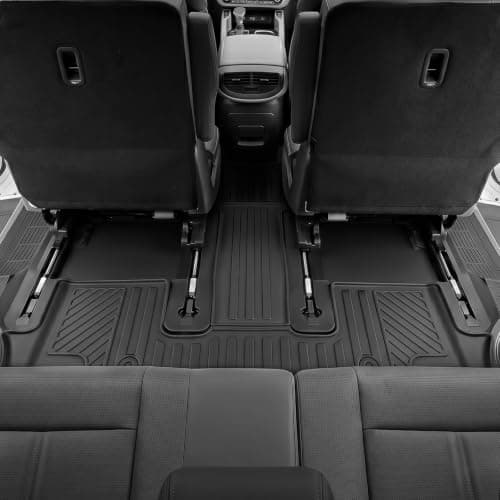 Auxko Floor Mats for Hyundai Palisade Gas 2026 2027 Accessories | Full Coverage with Cargo & Backrest Mat,All Weather Protection,Odorless,Anti Slip,Rain&Salt Resistant,Pet Friendly view 5