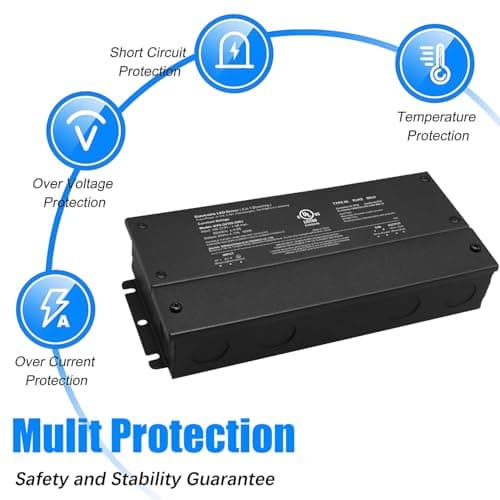 AMAZING POWER 24V LED Driver Dimmable 100W, Power Supply, AC to DC Transformer for LED Lighting, Compatible with ELV, TRIAC dimmers, UL Listed view 5