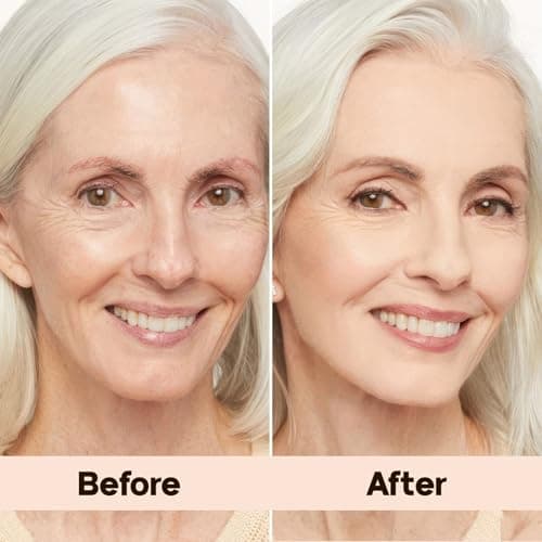 Mushroom Head Air Cushion CC Cream with Setting Powder Makeup Set, Blurs Fine Lines & Imperfections, Controls Shine & Smooths Complexion, Even Skin Tone for All Skin Types for Women (Natural) view 2