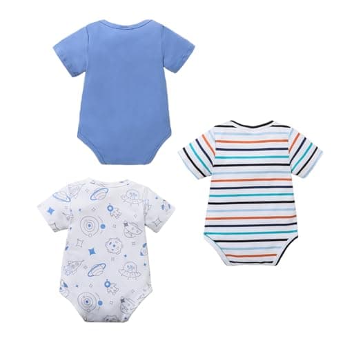 YWFSHOP Newborn Baby Boys Clothes Outfits Funny Pattern Romper Pants Set Infant Unisex Baby Clothing 12Pcs view 3