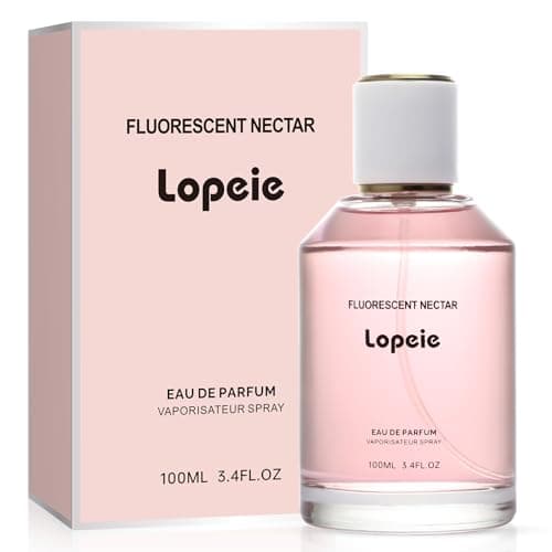 Lopeie Fluorescent Nectar –Jasmine,Gardenia,Sandalwood and Lotus Eau de Parfum(3.4FL.OZ),Long-lasting Fragrance - Feminine