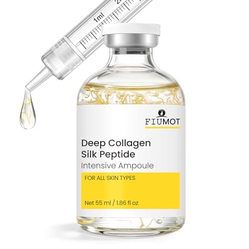 Deep Collagen Silk Peptide Intensive Ampoule with 30 Peptides, ~120 Da Collagen & Panthenol, Hydrating and Firming Serum for Fine Lines, Face & Neck, 1.86 fl oz — image 1