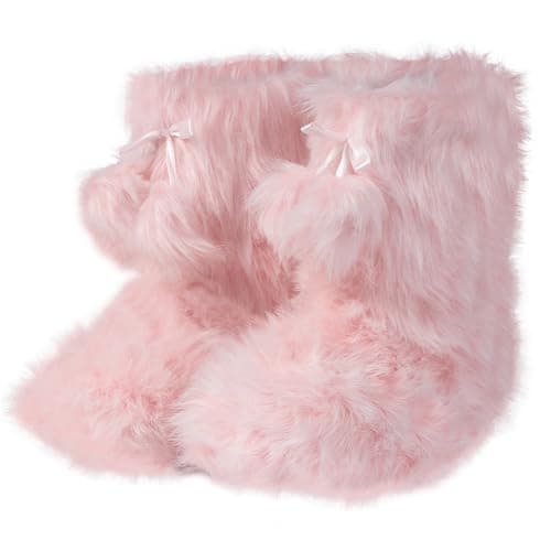 Home Slipper Women's Soft Fleece Plush Warm Indoor House Slipper Boots Shoes — image 1