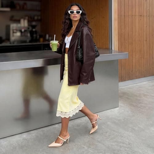 DREAM PAIRS Womens Closed Toe High Heels Mules Ankle Strap Stiletto Pointed Pumps Shoes Wedding Work Office Sexy Fashion Heeled Sandals view 2