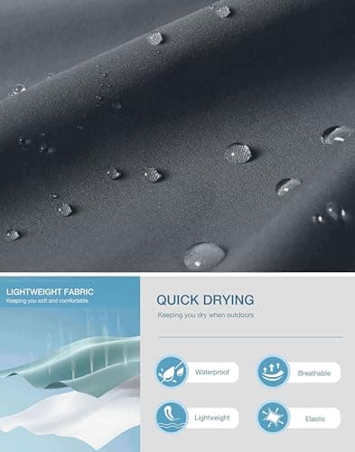 Pudolla Mens Shorts 5"/9" Gym Shorts with Zipper Pockets Lightweight Quick Dry Running Shorts for Men(Iron Grey L9_S) view 5