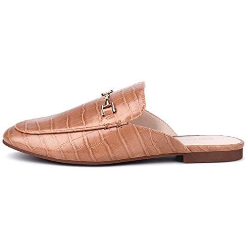 JENN ARDOR Mules for Women Flats Backless Loafers Shoes Slip On Slippers Pointed Toe Low Heel Work Slides Womens Mules Casual Shoes view 2