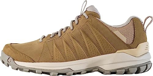 Oboz Women's Sypes Low Leather B-DRY Hiking Shoe, Acorn, 9