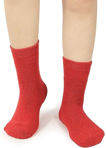 BenSorts Women's Winter Boots Socks Thick Warm Cozy Crew Socks Solid Color Gifts view 6