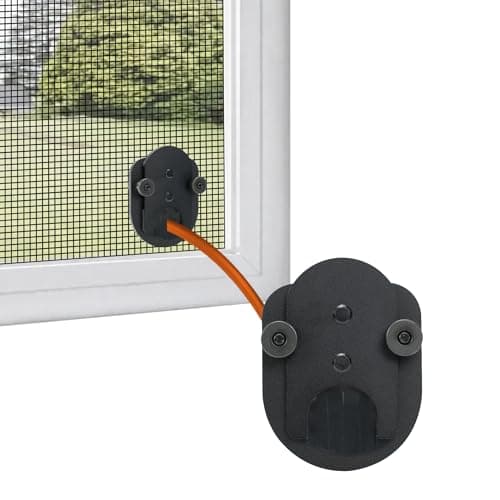 Window Screen Pass Through Attachment - Bring Inside Power Outside, for 1/3"-4/5" Cables or Hoses, Fits on Any Standard Window Screen, Insect and Dust Proof, for Rv, Pet Cameras, Various LED Lights view 7