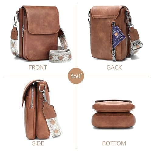 GEMIU Small Crossbody Bags for Women Cell Phone Purse Crossbody Wallet Purses with Card Slots view 6