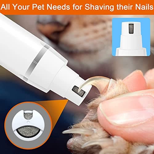 Veeconn Dog Clippers Grooming Kit Hair Clipper-Low Noise Paw Trimmer- Rechargeable - Cordless Quiet Nail Grinder Shaver for Cats and Other Pets view 4