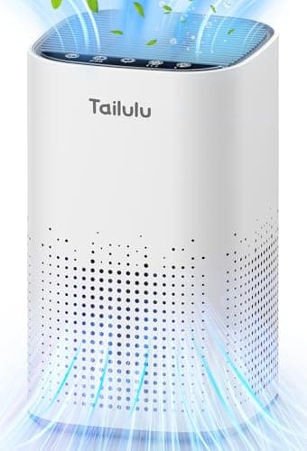 Air Purifiers for Home Large Room up to 1500ft², Tailulu H13 True HEPA Air Purifier for Pets Dust Odor Smoke, Air Purifier for Bedroom with 15dB Quiet Sleep Mode for Bedroom Office Living Room view 1