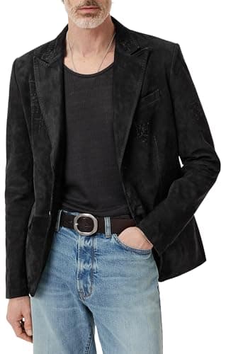 John Varvatos Men's Dunmore Jacket, Black