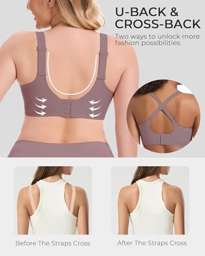 Gailife Scalloped Lift Bras Women Soft Jelly Push Up Wireless Bra Supportive V Neck No Underwire Seamless Tshirt Bralettes view 3