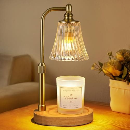 Candle Warmer Lamp with Timer Dimmable,Birthday Gifts for Women Mom Sister,Adjustable Height Wax Melt Warmer for Jar Candles,House Warming Gifts New Home,Ideal for Office,Dorm,Bedroom Home Decor — image 1