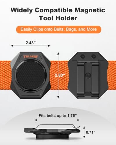 50% OFF｜Trunsif Magnetic Tool Holder - Super Strong - Belt Clip for Magnetic Tools view 2