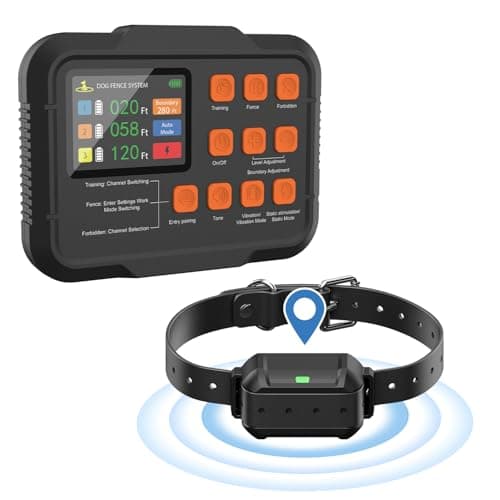 COVONO 3-in-1 Wireless Dog Fence – Master of Precision ±1Ft, Outdoor Electric Fence with Indoor Barrier & Remote Training, IPX7 Waterproof Collar, Beep Vibration Shock Correction, for Dogs 10+ lbs — image 1