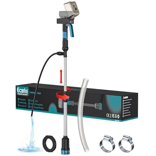 Ecarke 840GPH Brushless Cordless Stick Water Transfer Pump Compatible With Makita 18V (only tool), Auto Shut-Off, 38FT Lift 3-Speed, Extendable & IP68 with Hose Kit for Pool Garden Basement RV Boat — image 1