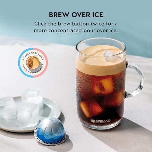 Nespresso Vertuo Pop+ Coffee and Espresso Machine by De'Longhi, Liquorice Black view 7