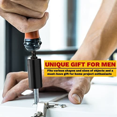 MANWALD Universal Socket Tool, Super Socket Unscrew Any Bolt, Adjustable Socket Drill with Adapter, Fathers Day Dad Gifts from Daughter Wife Son, Gifts for Him, Men, Kids, Boyfriends, 2 PCS, Black view 6