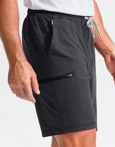 G Gradual Men's Sweat Casual Shorts Soft Moisture Wicking Athletic Gym Shorts with 3 Pockets for Lounge Workout Running view 3