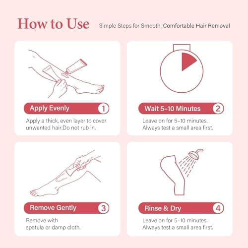 BreeMuse Hair Removal Cream for Women, Painless Depilatory Cream for Legs, Bikini Line & Underarms, Fast 5-10 Minute Body Hair Remover for Sensitive Skin with Moisturizing & Smoothing Formula view 6