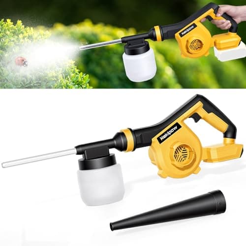 Electric Diatomaceous Earth Duster Compatible with DeWalt 20V/60V Battery (No Battery), Variable Speed, 3-in-1 Garden Dust Applicator/Blower/Vacuum Cleaner with 800mL Capacity view 1