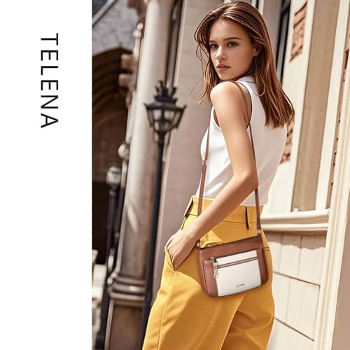 Telena Crossbody Bags for Women, Leather Cross body Purse With Adjustable Strap view 2