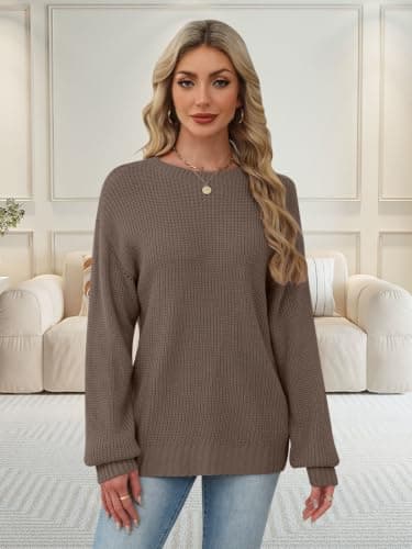 Lylinan Womens Sweaters Long Sleeve Sweatshirts for Women Fall Fashion Tops Trendy Outfits Laides Tunics S-XXL view 5