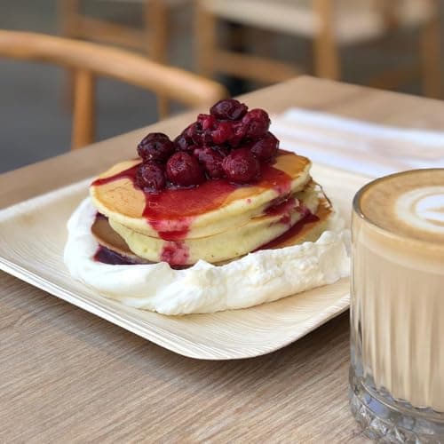 ECODESIGN-US Palm Leaf Plates 50 Count - 8" Square Disposable Heavy Duty Dinnerware - Appetizer and Dessert Plates for Weddings, Catering, Parties view 5