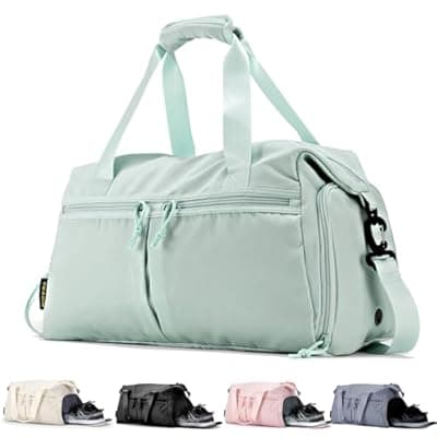 Weekender Duffel Bag with Shoe Compartment And Wet Pocket-Luggage Everyday Overnight Bag for Men and Women Travel-Carry On Gym Bag