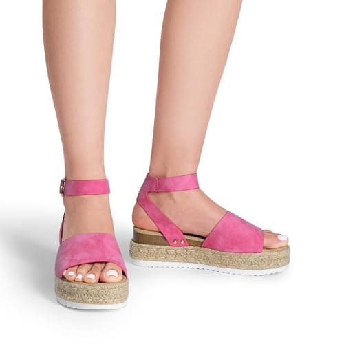 DREAM PAIRS Women's Platform Espadrilles Casual Ankle Strap Wide Wedge Sandals Comfortable Dressy Summer Shoes view 6