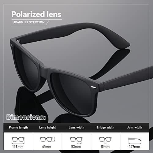 Occhsouo Polarized Sunglasses Womens Men - Sun glasses Fashion Trendy Driving Fishing UV Blocking UV400 Protection view 4