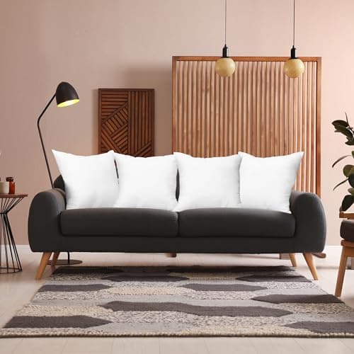 Utopia Bedding Throw Pillows (Set of 4, White) – 18 x 18 Inches Down Alternative Pillows for Bed, Sofa, and Couch - Fluffy Decorative Stuffer Pillow for Indoors & Outdoors view 6