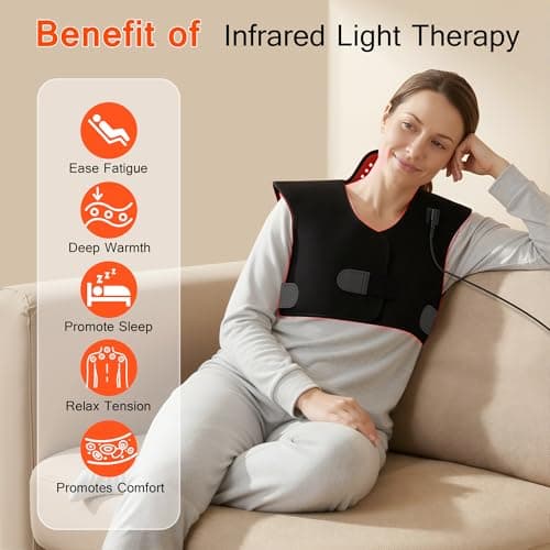 SUHZF Red Light Therapy for Neck and Shoulders view 2