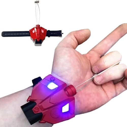 AKLOPE Spider Web Launcher String Shooters Toy, Cool Gadgets String Shooter Real Silk Superhero Role-Play Cool Stuff Fun Toys Great -Perfect Christmas & Birthday Gift (Red) — image 1