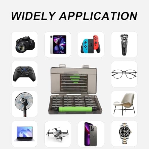 DSBYKJ 39 in 1 Professional Magnetic Mini Repair Tool Set Cell Phone Computer Watch Eyeglasses Removal Tool Set Non-Slip Anti-Static Mini Portable Screwdriver Set view 6