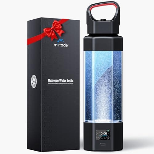 Hydrogen Water Bottle Generator,Up to 10000+ PPB Hydrogen Bottle Water Ionizer with SPE/PEM Technology,12 OZ Food-Grade PC Hydro Water Machine,SGS-Certified Molecular Generator for Sports/Home view 1