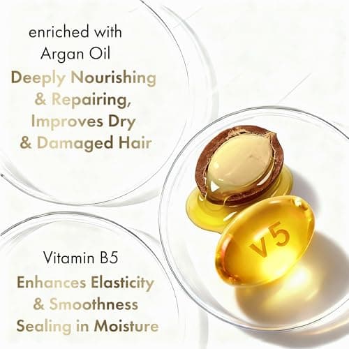 ALFHEIM Argan+ Repairing Hair Mask for Dry, Damaged & Frizzy Hair with Argan Oil, Keratin – Deep Conditioning, Shine & Frizz Control – Intensive Hydration, Color Safe, Sulfate Free – 8.45 oz view 6